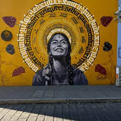 "El sabor del conocimiento" by Berza in Oaxaca