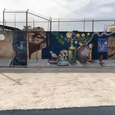 "Still Life with Molotov Cocktail" by OKEDART in Guadalajara