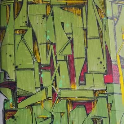 "Alphabet" by stary ponk in Gdansk