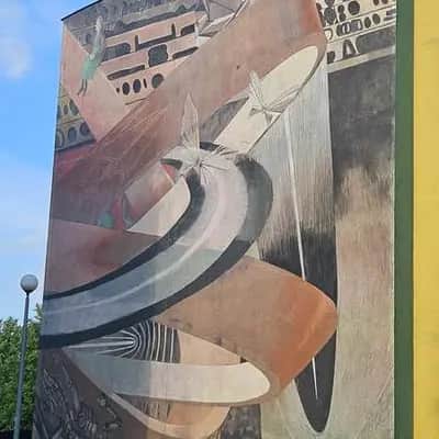 "Tribute to Polish Painting" by Gdansk School of Murals in Gdansk