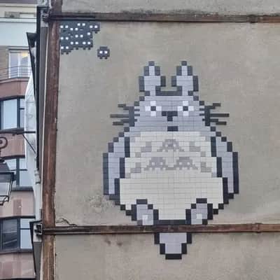 "PA_1529 Studio Ghibli" by Invader in Paris