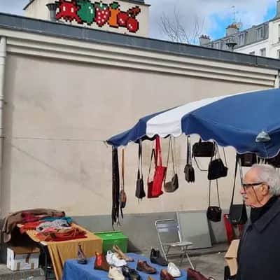 "PA_1082, Aligre Market" by invader in Paris