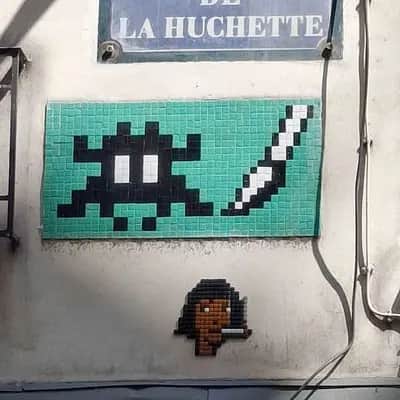"PA_874" by Invader in Paris