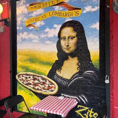 "Mona Lisa Pizza Parody" by Raul Zito in New York