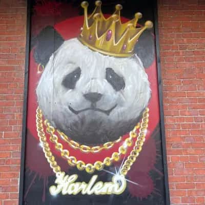 "Panda King Harlem Portrait" by Ricky Heeraman in New York