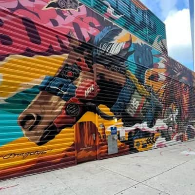 "Indigenous Cultural Narrative Mural" by Dragon76 in New York