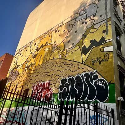 "Urban Landscape Mural" by Jerkface in New York