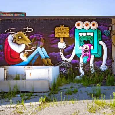 "Deer and Monster Dialogue" by Greg Mike in Toronto