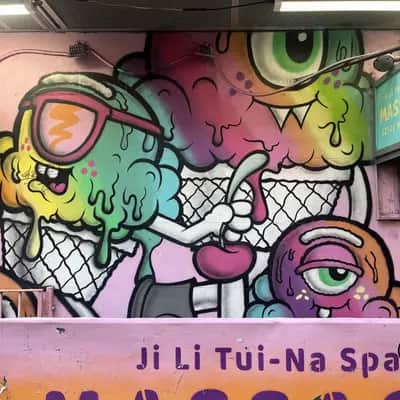 "Melting Monster Ice Cream Cones" by Buff Monster in New York