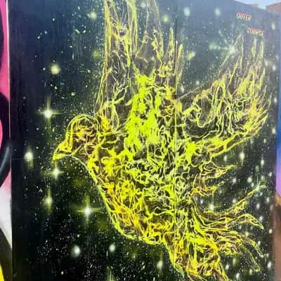 "Cosmic Energy Explosion Mural" by Outersource in New York