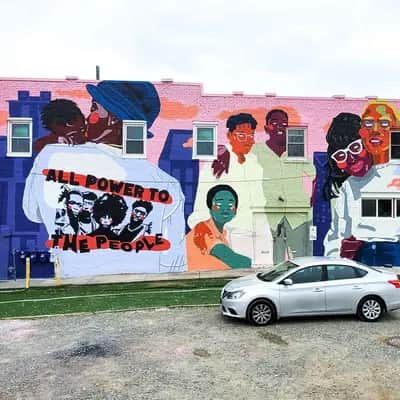 "All Power to the People" by sofahood in Atlanta
