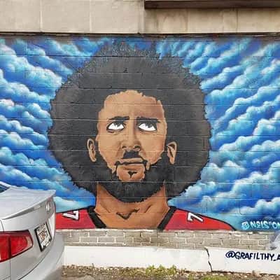 "Colin Kaepernick" by Nels Guzman in Atlanta