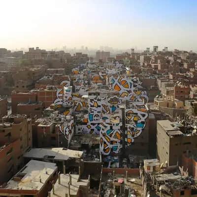 "Perception" by El Seed in Cairo