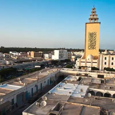 "The Minaret" by El Seed in Gabes
