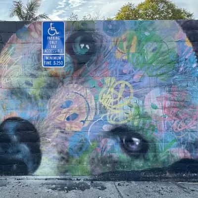 "Layered Portrait Wall" by AGPNT in Los Angeles