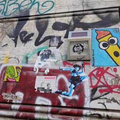 "Mixed Media Street Collage" by Fritten Freddie in Hamburg