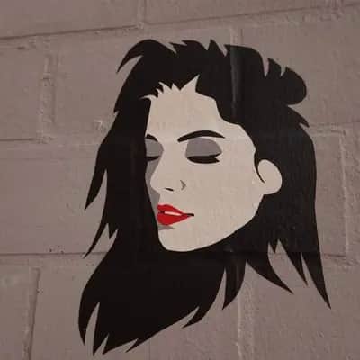 "Portrait of Woman with Red Lips" by MarLix in Hamburg