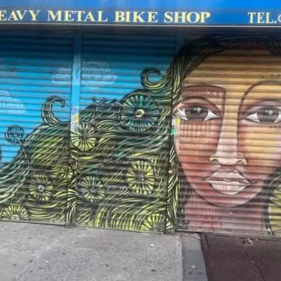 "Portrait with Flowing Hair" by Alice Mizrachi in New York