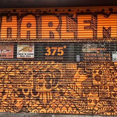 "Harlem Tribal Pattern Storefront" by James Alicea in New York