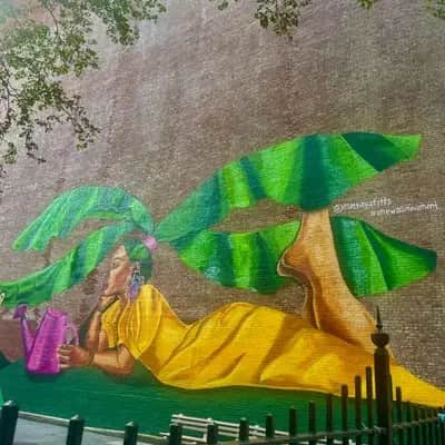 "Woman Under Banana Tree" by Mattaya Fitts in New York