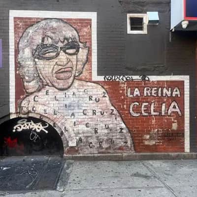 "La Reina Celia Portrait" by Dela Vega in New York