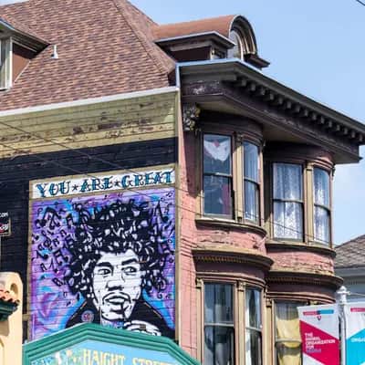 "Jimi Hendrix" by J M Knudsen in San Francisco