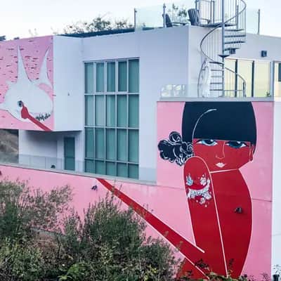 "Girl and shark" by Casey O'Connell in San Francisco