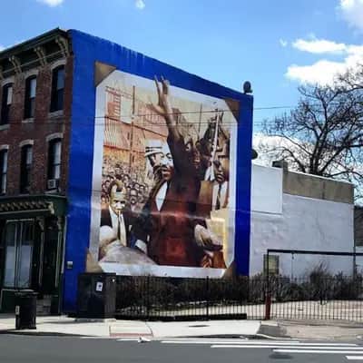 "MLK at Lancaster" by Cliff Eubanks in Philadelphia