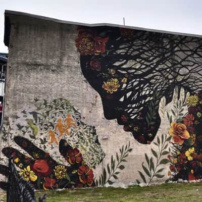 "A Daughter Migrates Towards the Mother Earth" by Jess Snow in Philadelphia