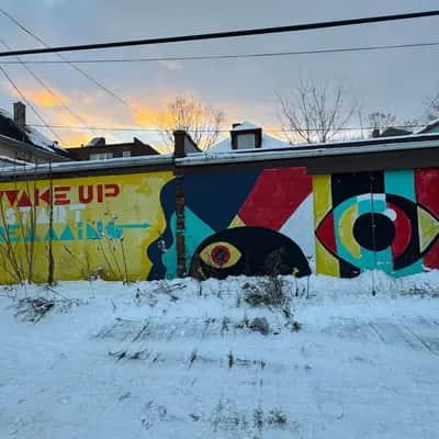 "Wake Up Start Dreaming" by Christopher Everhart in Detroit