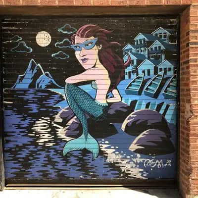 "Mermaid in Moonlit Harbor" by Deal35 in Chicago