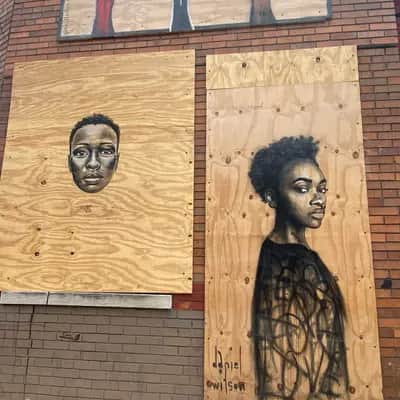 "Black Lives Matter Portrait Series" by Daniel Wilson in Chicago