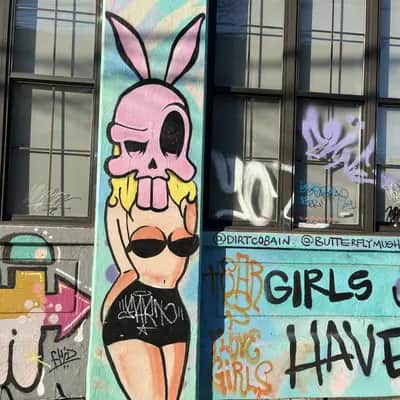 "Skull Bunny Figure" by Dirt Cobain in Brooklyn