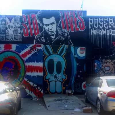 "Sid Vicious Punk Rock Memorial" by Dirt Cobain in Los Angeles
