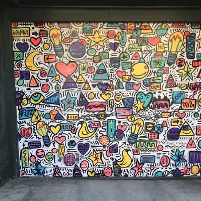 "Emoji-like garage" by Elliot C Nathan in San Francisco