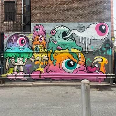 "Cartoon Monster Eye Collective" by Buff Monster in New York