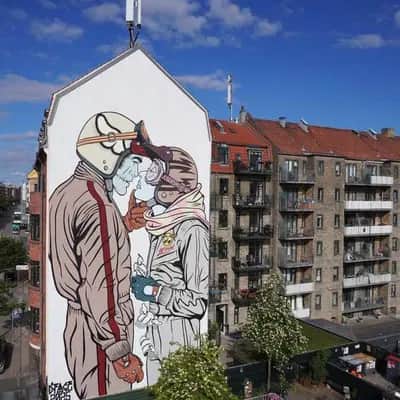 "Them the brakes" by D*Face in Copenhagen