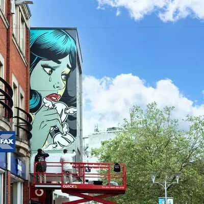 "DFace Woman" by D*Face in Chelmsford