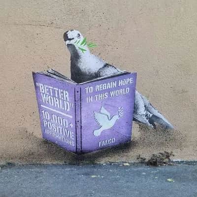 "The better world book" by Falco in Paris