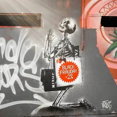 "Black frauday" by Falco in Paris