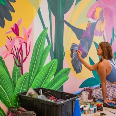 "Peixoto Mural" by Krista Hill in Phoenix