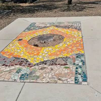 "Mosaic Sun Ground Installation" in Phoenix
