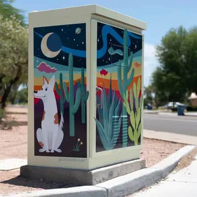 "Traffic Control Box" by Krista Hill in Phoenix