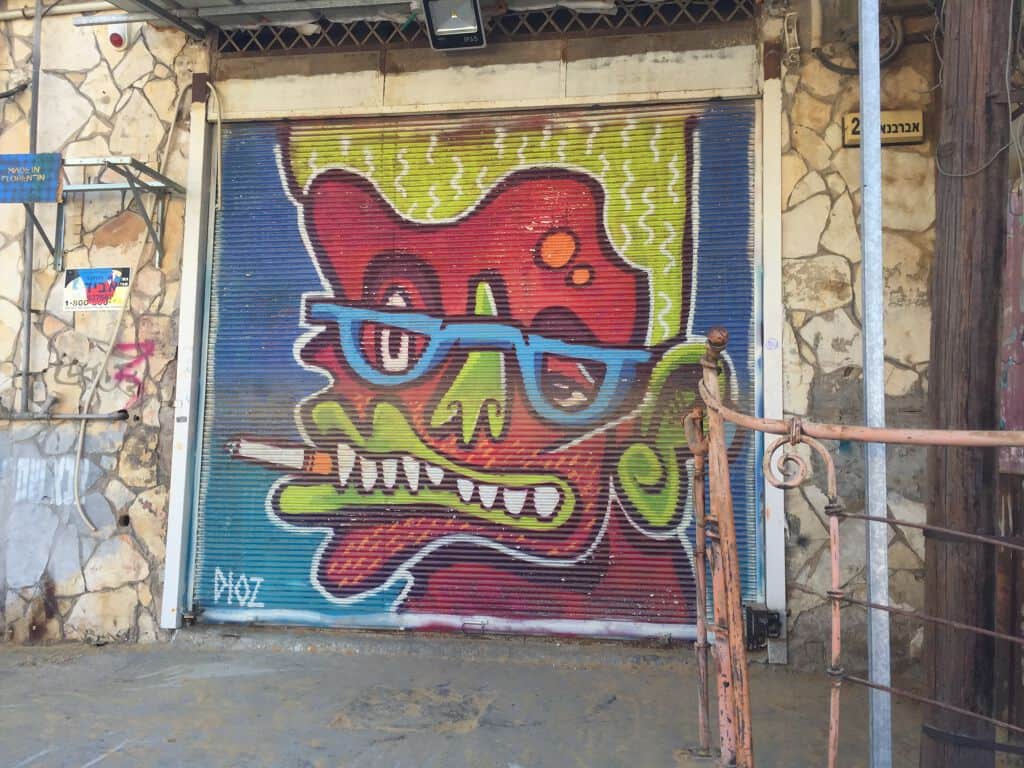 "Cool Monster with Sunglasses" by Dioz in Telaviv