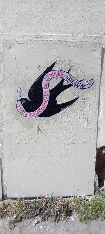 "Silence is complicity" by Tinta Crua in Lisbon