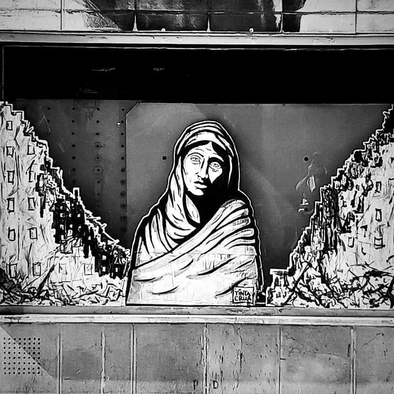 "If it was your house ,your mother ,your son..." by Tinta Crua in Lisbon