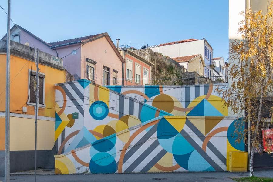 "Ouro Sobre Azul" by mynameisnotSEM in Porto