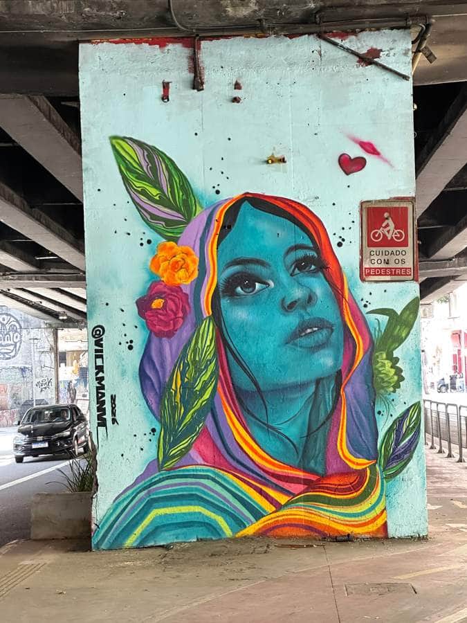"Colorful Female Portrait with Nature" by Vickmanvc in Sao Paulo