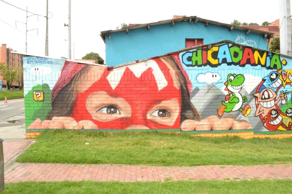 "ían" by Chicadania in Bogota