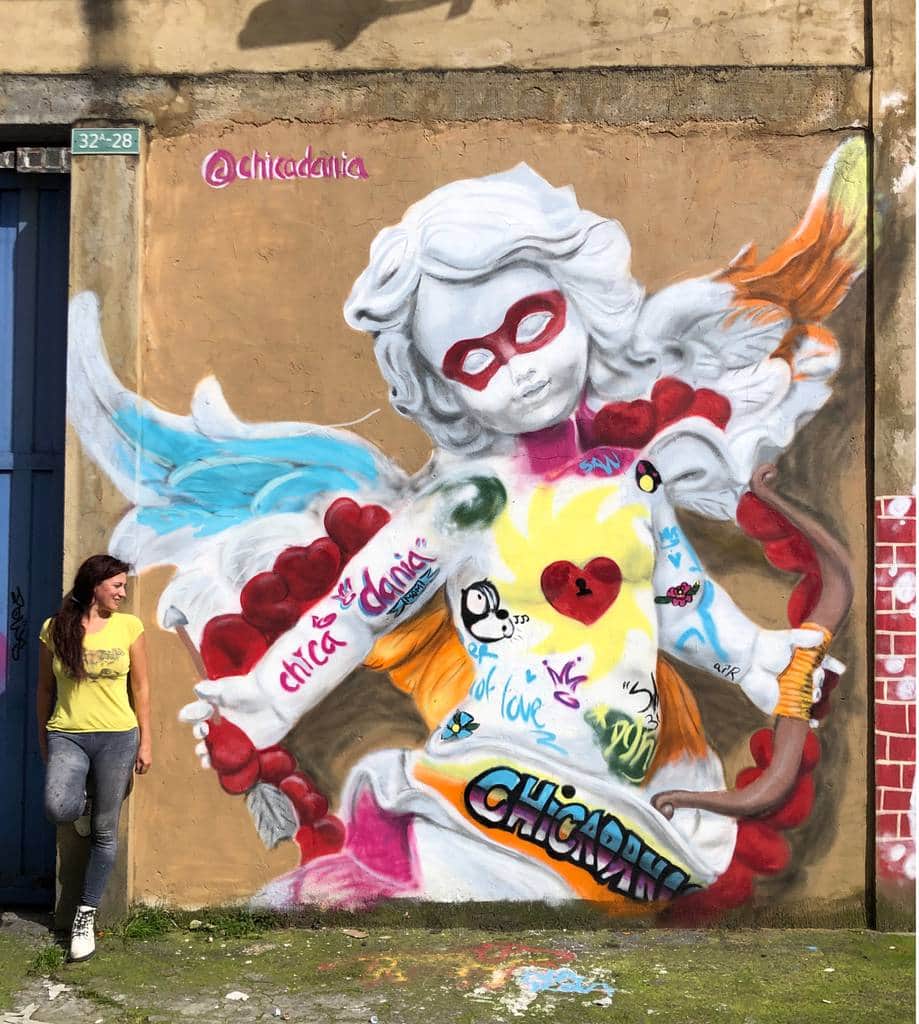"angel" by Chicadania in Bogota